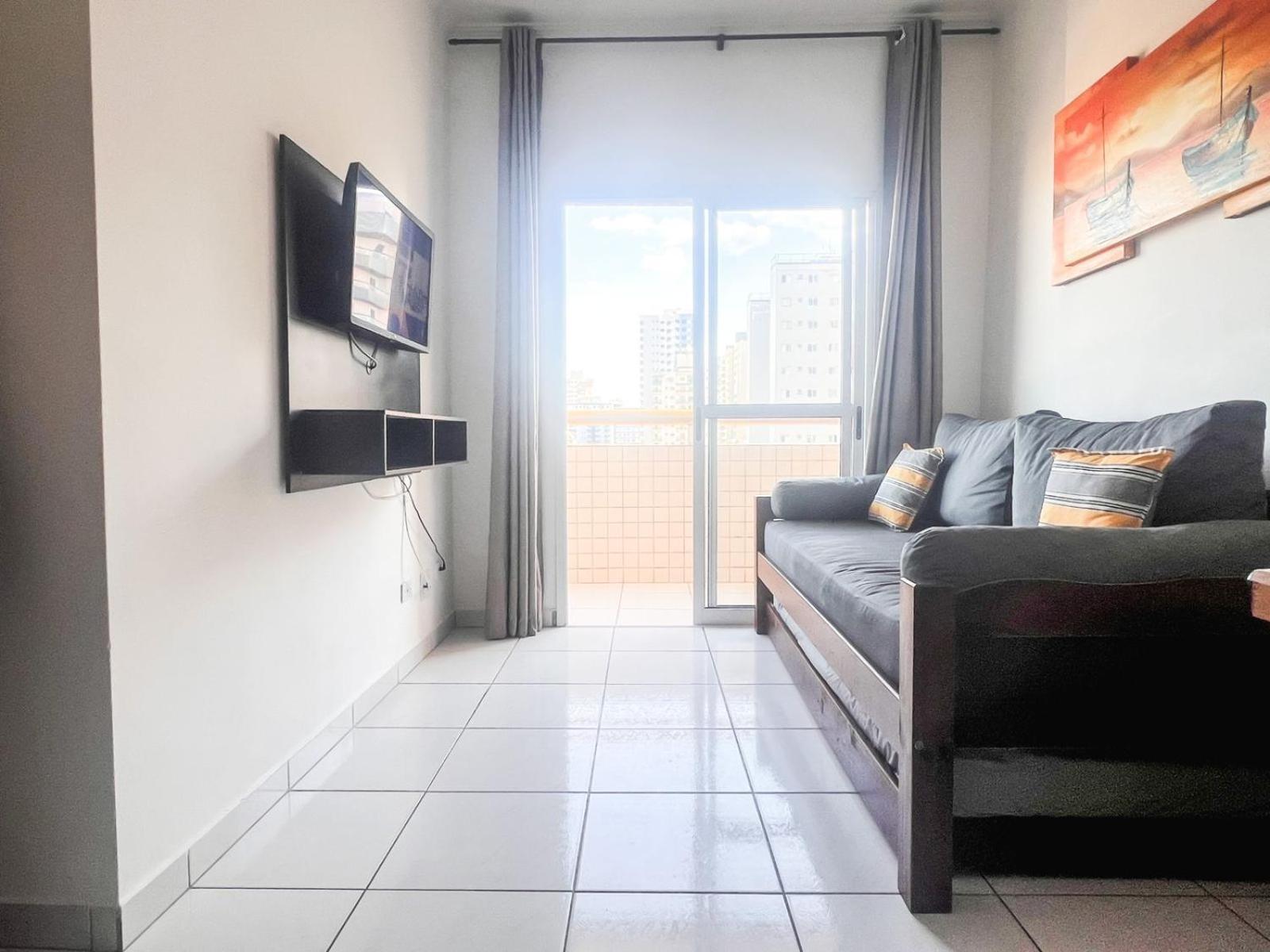 Apartament Lindo Apto 300M Praia Da Ocian E Centro - Vista Mar- Varanda Sacada - Wi-Fi 300 Mbps - Vaga De Garagem - Acomoda Ate 6 Pessoas Praia Grande  Zewnętrze zdjęcie